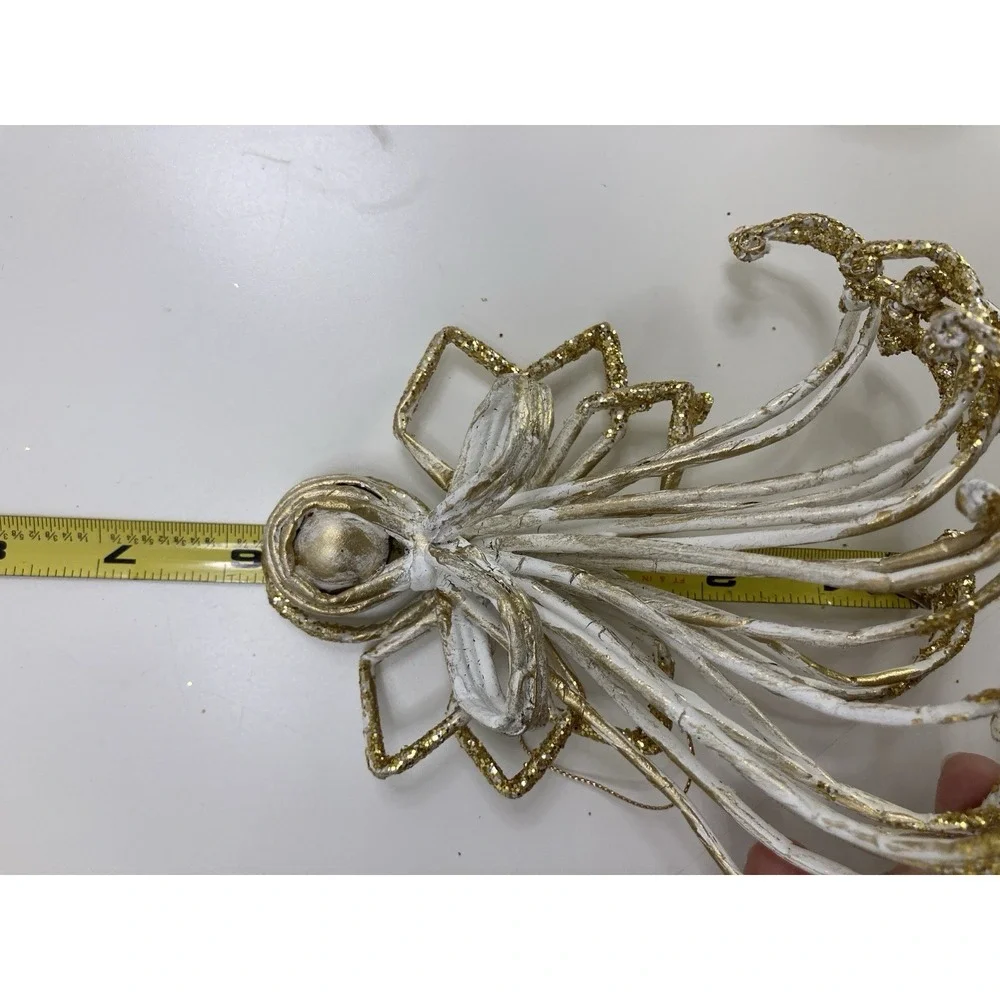 Unique‎ Set of 3 Vtg Wire Angel Ornaments 5.75
